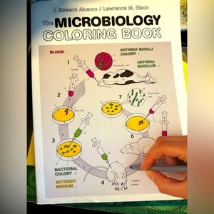 Microbiology college coloring book/study guide